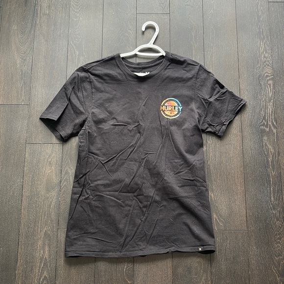 Black & tie-dye Hurley skater tee - Picture 1 of 3